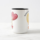 Taza clásica, 15 oz tweekleurige koffiemok (Center)