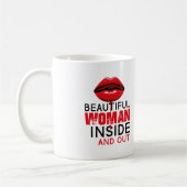 Taza clásica Beautiful Woman Koffiemok (Links)