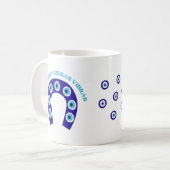 Taza Clásica con Diseño de Ojo Turco Koffiemok (Voorkant links)