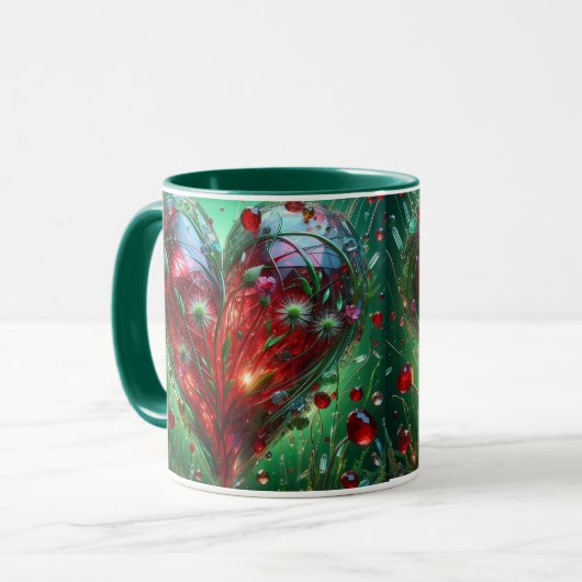 Taza Clásica Corazón Colección con Mucho Amor ❤️  Mok (Voorkant links)
