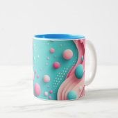 Taza Clásica Éter Colección Tazas con Alma Tweekleurige Koffiemok (Voorkant rechts)