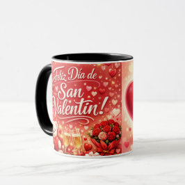 Taza Clásica “Feliz Día de San Valentín” con Coraz Mok