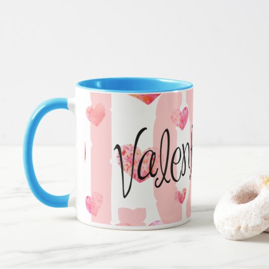 Taza Clásica Love 💖 Colección Con Mucho Amor ❤️  Mok (Met donut)
