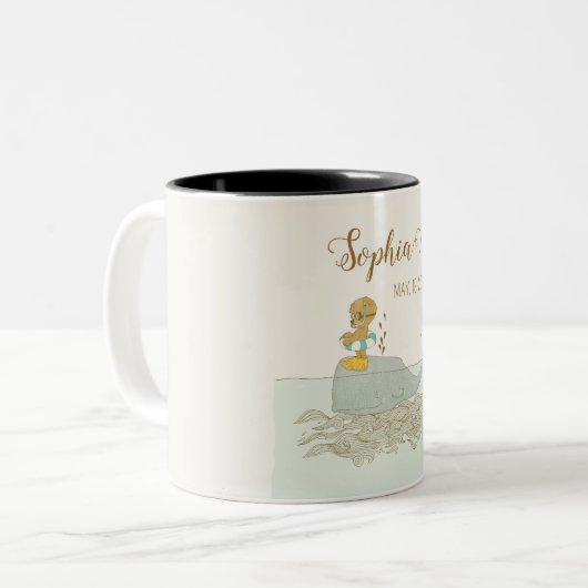Taza colección Magical Nursery Tweekleurige Koffiemok (Voorkant links)