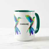 taza colibri multicolor mok (Voorkant rechts)