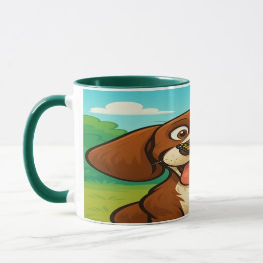 Taza colorada mok (Links)