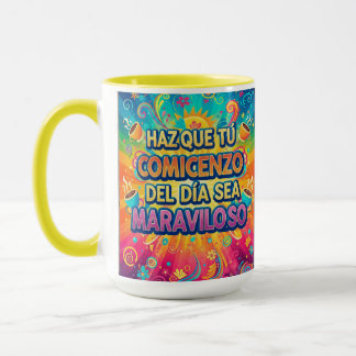 Taza Combo con Diseño “Haz Que Tu Comienzo del Día Mok