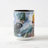 Taza Comics Tweekleurige Koffiemok (Center)