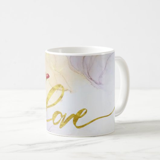 Taza con amor y corazones koffiemok (Voorkant rechts)