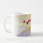 Taza con amor y corazones koffiemok (Links)