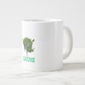 Taza con arbol en via de extinción grote koffiekop (Voorkant rechts)