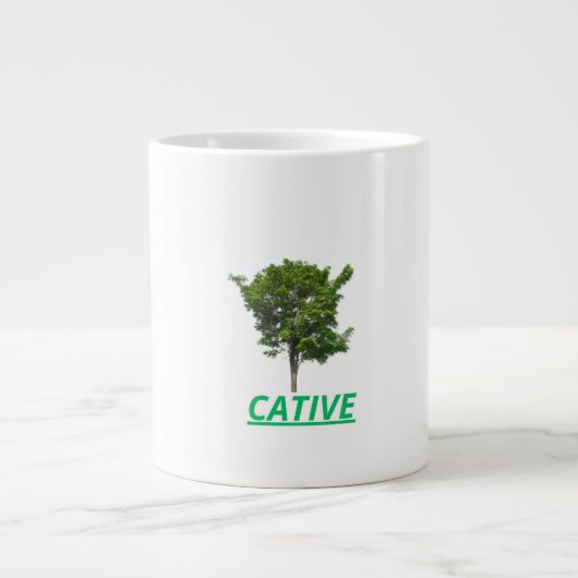 Taza con arbol en via de extinción grote koffiekop (Voorkant)