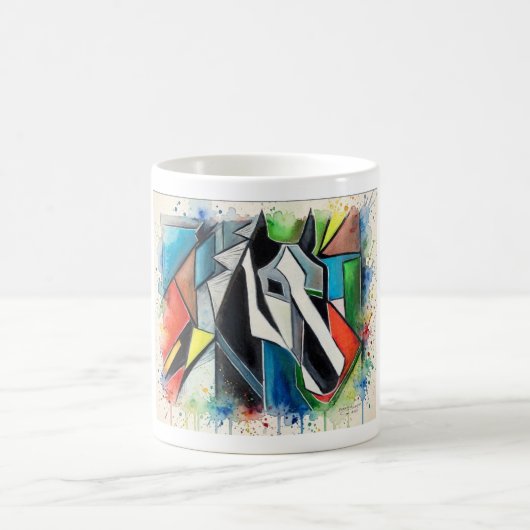 Taza con Arte Adstrato Koffiemok (Center)