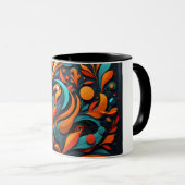 Taza con Arte Simbólico de Biodiversidad Mok (Voorkant rechts)
