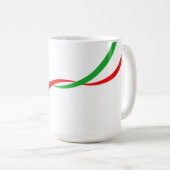 Taza con bandera italiana koffiemok (Voorkant rechts)