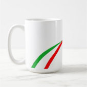 Taza con bandera italiana koffiemok (Links)
