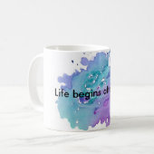 Taza con diseño único koffiemok (Voorkant links)