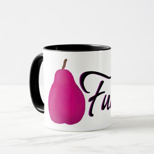 Taza con el logo de Fuatuo. Mok (Voorkant links)
