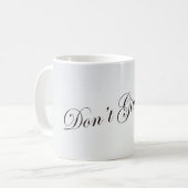 Taza con frase Don't give Up Koffiemok (Voorkant links)