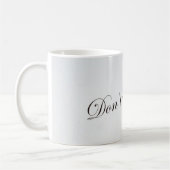 Taza con frase Don't give Up Koffiemok (Links)