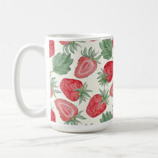 Taza con fresas koffiemok