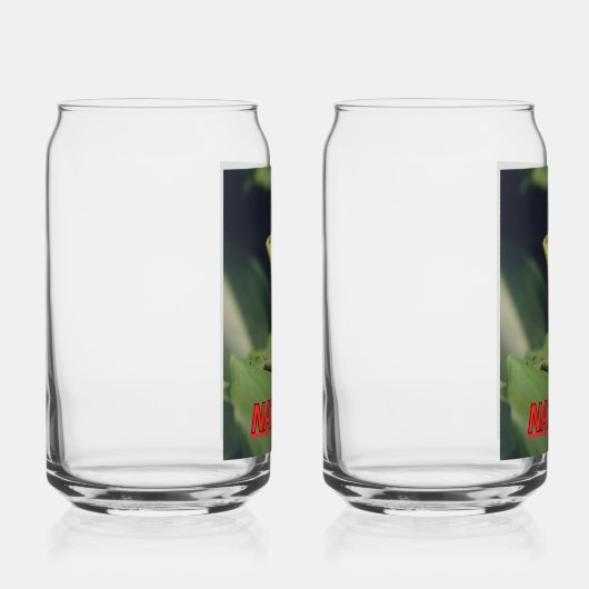 Taza con la foto de una iguana blikvorm glas (Rechts)