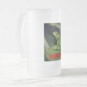 Taza con la foto de una iguana matglas bierpul (Voorkant links)