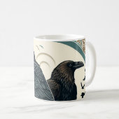 Taza con los cuervos de Odín Koffiemok (Voorkant rechts)