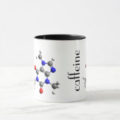 Taza con molécula de cafeína mok (Midden)
