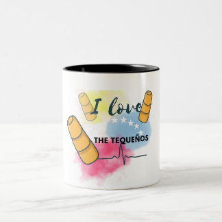 taza con motivo tradicional aperitivo venezolano  tweekleurige koffiemok