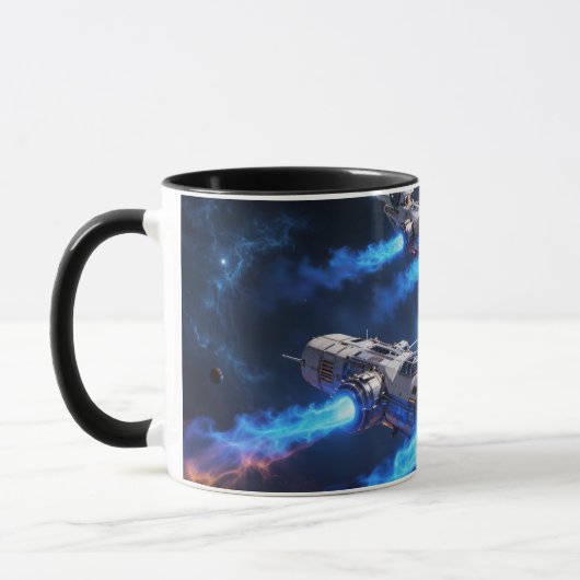 Taza con nave entrando en agujer interdimensional mok (Links)