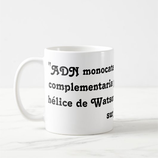 Taza con piropo ADN Koffiemok (Links)