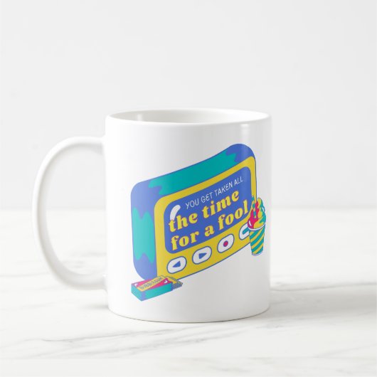 Taza Cup/ taken for a fool Koffiemok (Links)