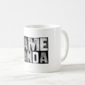 Taza: Dama banda Koffiemok (Voorkant rechts)