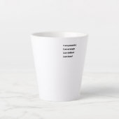 Taza de amor propio latte mok (Voorkant)