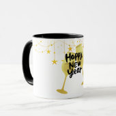 Taza de Año Nuevo: Celebra el Comienzo con Estilo Mok (Voorkant links)