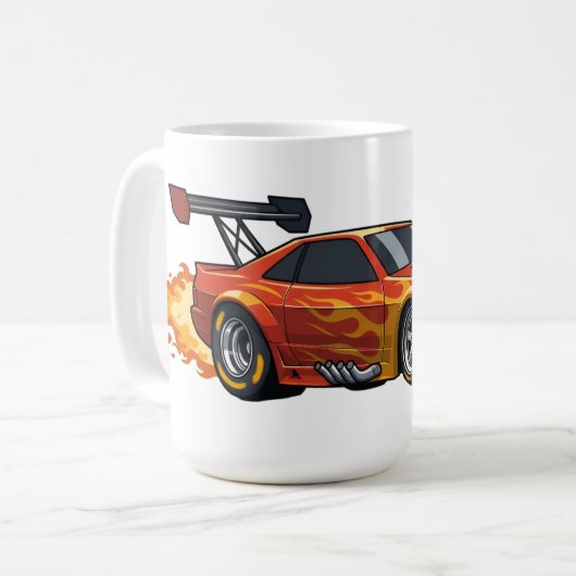 taza de auto koffiemok (Voorkant links)
