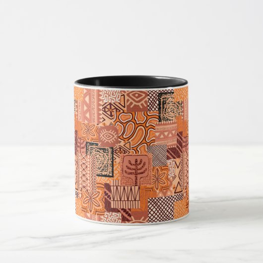 Taza de Cafe African Collage Mok (Midden)