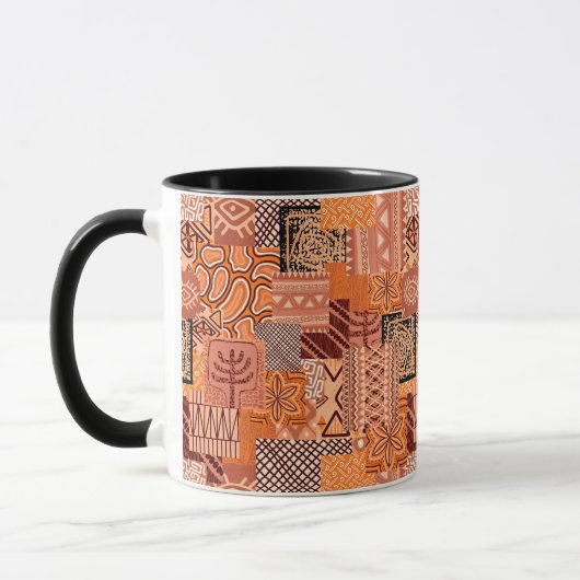Taza de Cafe African Collage Mok (Links)