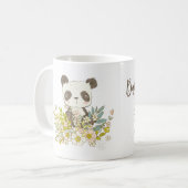 Taza de Café Baby Shower Panda Koffiemok (Voorkant links)