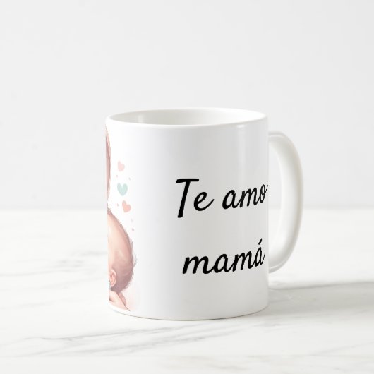 Taza de café blanca para madres koffiemok (Voorkant rechts)