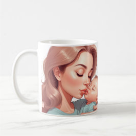 Taza de café blanca para madres koffiemok