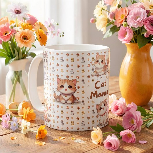 Taza de café Cat Mama Koffiemok