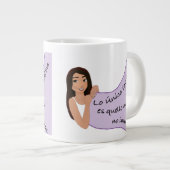 taza de Café con frases inspiradoras Grote Koffiekop (Voorkant rechts)