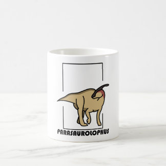 Taza de café diseño dinosaurio Parasaurolophus Koffiemok