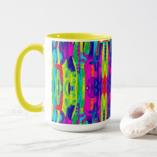 TAZA DE CAFE EN CERAMICA MOK (Met donut)