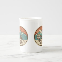 Taza de Café Explora Tu Mundo Porselein Kop