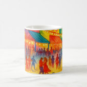 Taza de café fiesta playera en el centro  koffiemok (Center)