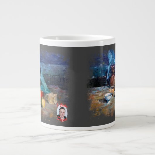 Taza de Café Gigante Bodegón a espátula Grote Koffiekop (Voorkant)