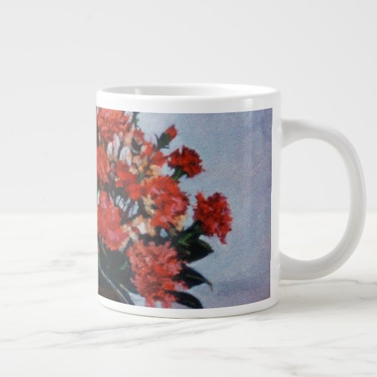 Taza de Café Gigante Bodegón de flores Grote Koffiekop (Rechts)